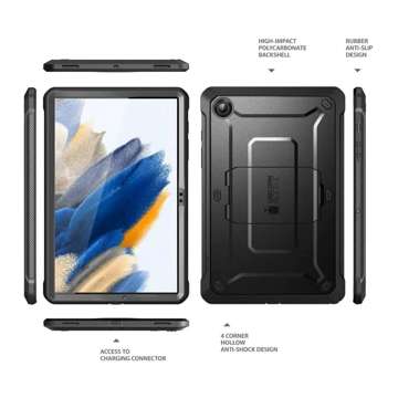 Etui Supcase Unicorn Beetle Pro для Samsung Galaxy Tab A8 10.5 X200 / X205 Чорний