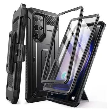 Etui Supcase Unicorn Beetle Pro 2 комплекти для Samsung Galaxy S24 Ultra Black