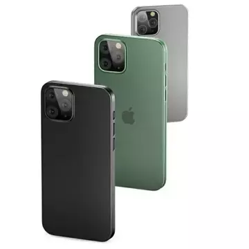 Etui USAMS Gentle для iPhone 12 Pro Max 6,7" зелений/прозорий зелений IP12PMQR03 (US-BH610)