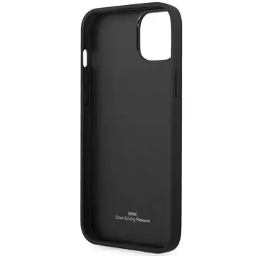 Etui na telefon BMW BMHCP14S22RPSR для Apple iPhone 14 6,1" бордовий/бордовий малюнок шкіряних сидінь