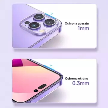 Etui na telefon USMAS Primary для iPhone 14 Pro прозорий