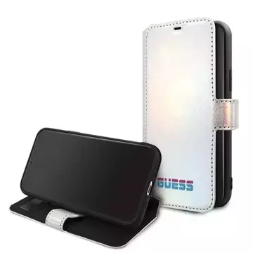 Guess GUFLBKN65BLD iPhone 11 Pro Max срібний/срібляста книжка Iridescent