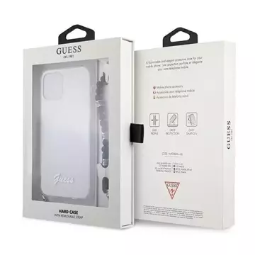 Guess GUHCP12LKPSBK iPhone 12 Pro Max 6,7" Прозорий жорсткий чохол Black Pearl