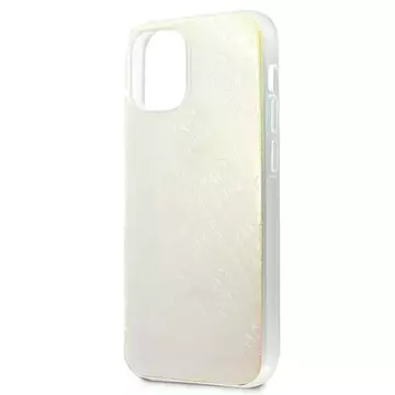 Guess GUHCP12S3D4GIRBL iPhone 12 mini 5,4" opalowy/iridescent hardcase 4G 3D Pattern Collection