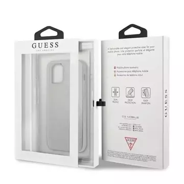 Guess GUHCP12S3D4GTR iPhone 12 mini 5,4" прозорий твердий чохол 4G 3D Pattern Collection