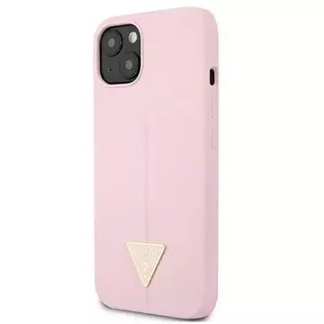 Guess GUHCP13MSLTGU iPhone 13 6,1" fioletowy/фіолетовий твердий чохол Silicone Triangle