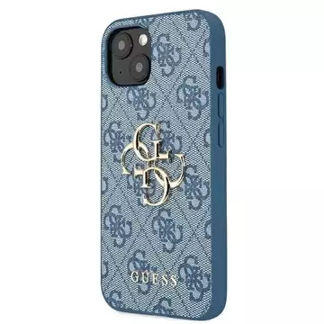 Guess GUHCP13S4GMGBL iPhone 13 mini 5,4" niebieski/синій жорсткий чохол 4G Big Metal Logo