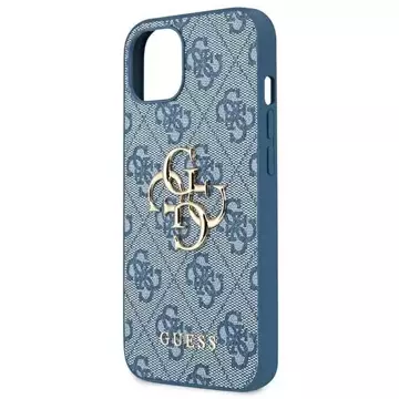 Guess GUHCP13S4GMGBL iPhone 13 mini 5,4" niebieski/синій жорсткий чохол 4G Big Metal Logo