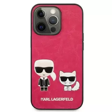 Karl Lagerfeld KLHCP13LPCUSKCP iPhone 13 Pro / 13 6.1 "фуксія / фуксія жорсткий чохол Ikonik Karl