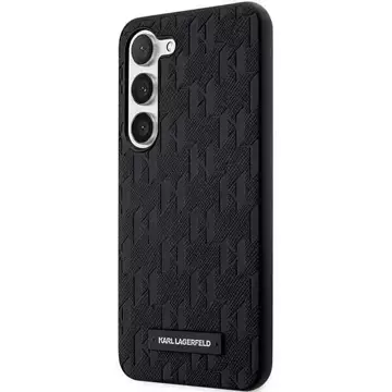 Karl Lagerfeld KLHCS23MSAKLHPK для Samsung Galaxy S23 S916 твердий чохол чорний/чорний Saffiano Mono Metal Logo