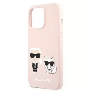 Karl Lagerfeld KLHMP13LSSKCI iPhone 13 Pro / 13 6,1" hardcase jasnoróżowy/світло-рожевий Siliconik Ikonik Karl