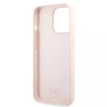 Karl Lagerfeld KLHMP13LSSKCI iPhone 13 Pro / 13 6,1" hardcase jasnoróżowy/світло-рожевий Siliconik Ikonik Karl