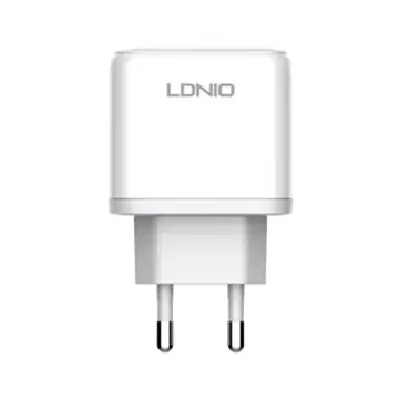 LDNIO A2526C Настінний зарядний пристрій USB, USB-C 45 Вт USB-C - кабель USB-C