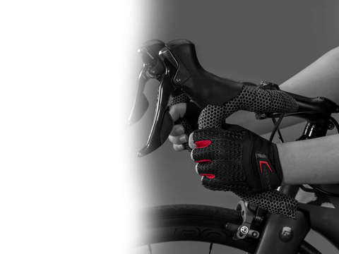 M RockBros S169BR-M велосипедні рукавички без пальців чорні