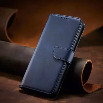 Magnet Case elegant case cover cover з клапаном і функцією підставки для Samsung Galaxy S22 (S22 Plus) синій