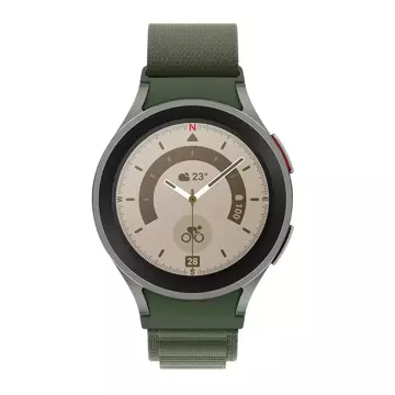 NYLON PRO SAMSUNG GALAXY WATCH 4 / 5 / 5 PRO (40 / 42 / 44 / 45 / 46 MM) ВІЙСЬКОВО-ЗЕЛЕНИЙ