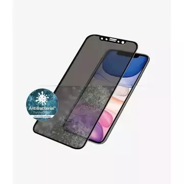 PanzerGlass E2E Super glass для iPhone XR/11 Case Friendly Privacy чорний/чорний