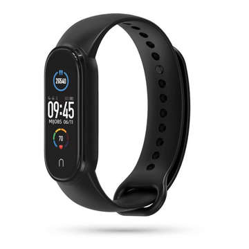 Pasek IconBand до Xiaomi Mi Smart Band 5/6/6 NFC Black