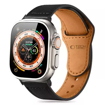 Pasek Naturalfit до Apple Watch 4 / 5 / 6 / 7 / 8 / 9 / SE / Ultra 1 / 2 (42 / 44 / 45 / 49 мм) чорний