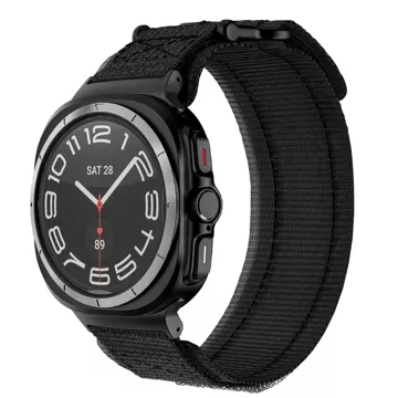 Pasek Nylon для Samsung Galaxy Watch Ultra (47 мм) чорний