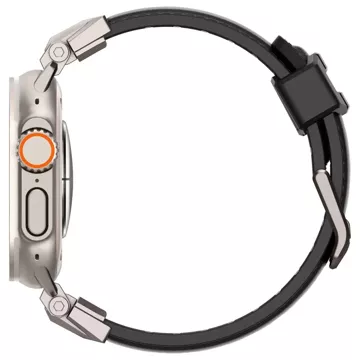 Pasek Spigen Durapro Armor Pu do Apple Watch 4 / 5 / 6 / 7 / 8 / 9 / Se / Ultra 1 / 2 (42 / 44 / 45 / 49 мм) чорний