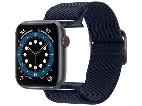 Pasek Spigen Fit Lite для Apple Watch 2/3/4/5/6/7/SE 42/44/45 мм темно-синій