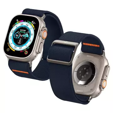 Pasek Spigen Fit Lite Ultra для Apple Watch 4 / 5 / 6 / 7 / 8 / se / ultra (42 / 44 / 45 / 49 мм) Темно-синій