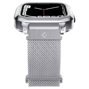 Pasek Spigen Metal Fit "Pro" до Apple Watch 4/5/6/7/8/SE (44/45mm) Silver