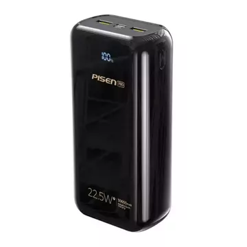 Powerbank Pisen BL-D99LS 30000mAh 22.5W (чорний)