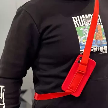 Rope case гелевий кейс на ланцюжку сумка шнурок iPhone 11 Pro Max темно-зелений