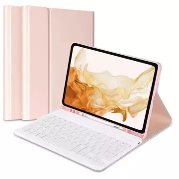 Sc pen keyboard galaxy tab a8 10.5 x200 / x205 pink