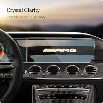 Spigen Glas.TR EZ Fit Set загартоване скло для монітора Mercedes E-Class 2020/2021