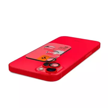 Spigen Optik.tr "Ez Fit" Camera Protector 2 шт. для Apple iPhone 14 / 14 Plus Red