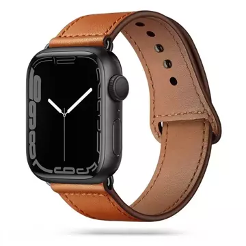 Tech-protect leatherfit apple watch 4 / 5 / 6 / 7 / 8 / se (38 / 40 / 41 мм) коричневий