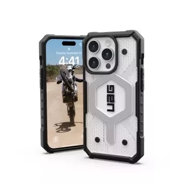 UAG Pathfinder Magsafe case - захисний чохол для iPhone 15 Pro (ice)