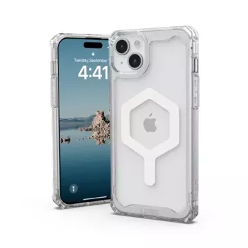 UAG Plyo MagSafe case - захисний чохол для iPhone 15 Plus сумісний з MagSafe (льодяно-білий)