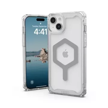 UAG Plyo MagSafe case - захисний чохол для iPhone 15 Plus сумісний з MagSafe (лід-срібло)