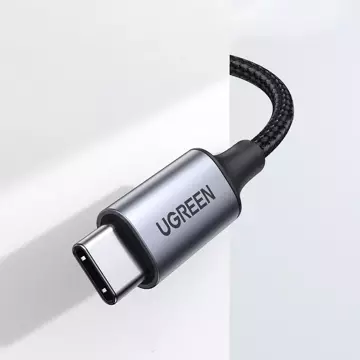 UGREEN AUX стерео аудіокабель 3,5 мм міні-джек - USB Type C для планшетного телефону 1м чорний (CM450 20192)