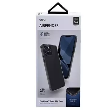 UNIQ etui Air Fender iPhone 12 mini 5,4" szary/smoked grey тонований