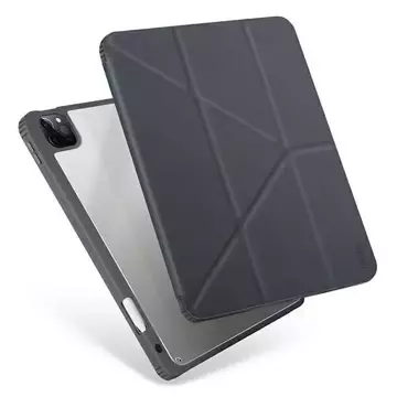 UNIQ etui Moven iPad Pro 12,9" (2021) Antimicrobial szary/вугільно-сірий