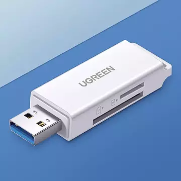 Ugreen портативний кардрідер TF/SD для USB 3.0 чорний (CM104)