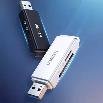 Ugreen портативний кардрідер TF/SD для USB 3.0 чорний (CM104)