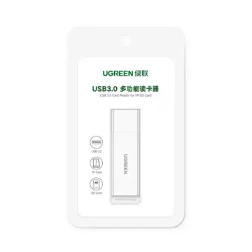 Ugreen портативний кардрідер TF/SD для USB 3.0 чорний (CM104)