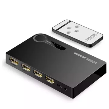 Ugreen Switch Splitter Switch HDMI - 3x HDMI 3D 4K 7,5 Гбіт/с 36 біт на канал чорний (40234)