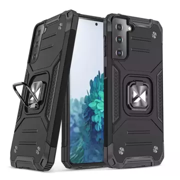 Wozinsky Ring Armor Toughened Hybrid Case Magnetic Cover Holder Samsung Galaxy S22 (S22 Plus) чорний