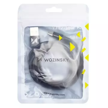 Wozinsky USB - кабель USB типу C 2,4 A 2 м чорний (WUC-C2B)